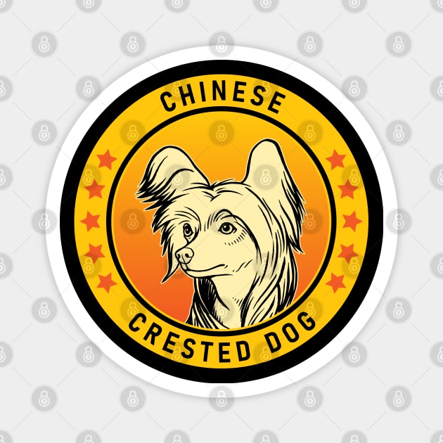 Chinese Crested Dog Portrait Magnet by millersye